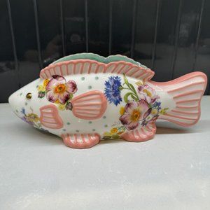 MacKenzie-Childs Flower Market Fish Planter (pink)